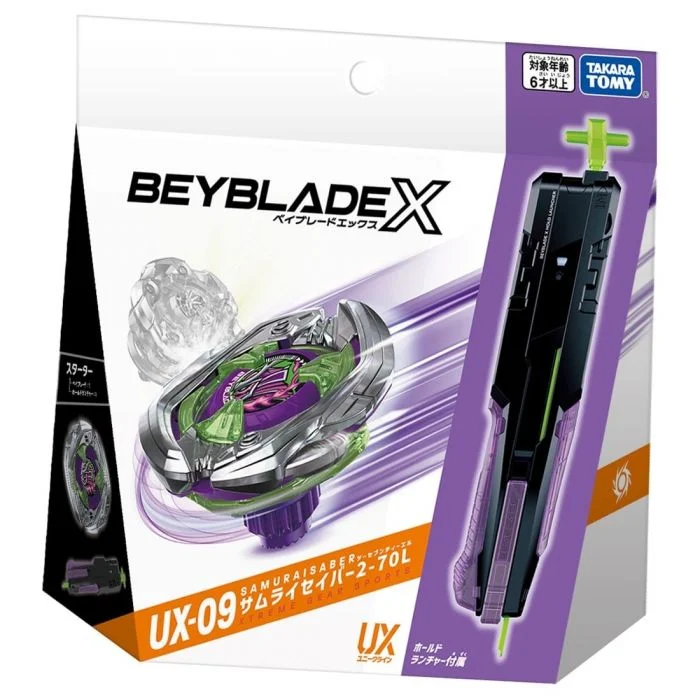 Takara Tomy Beyblade X - UX-09 Samurai Saber 2-70L (Startdash Starer)