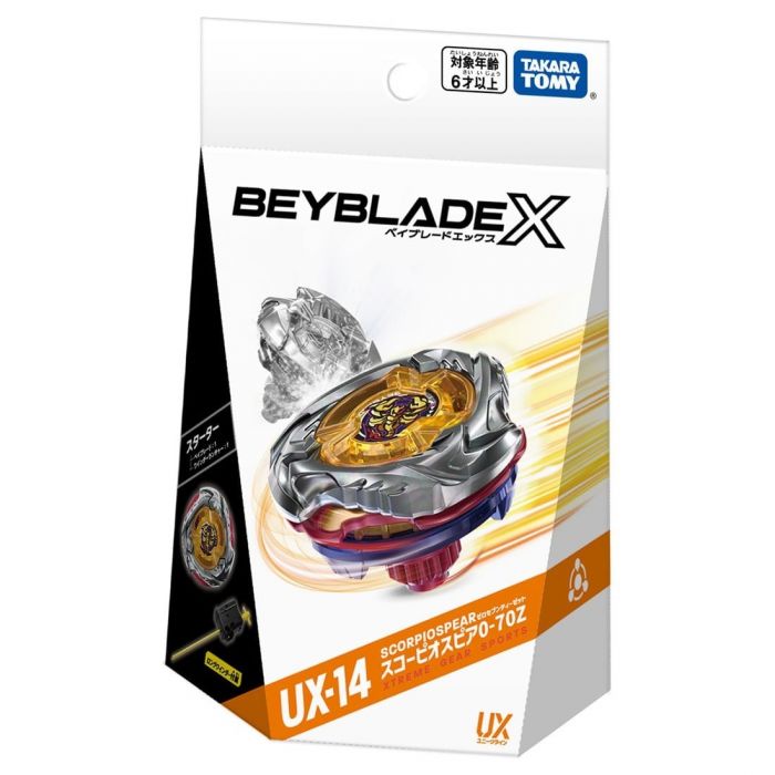 Takara Tomy - 爆旋陀螺X - UX-14 天蠍長矛 0-70Z 
