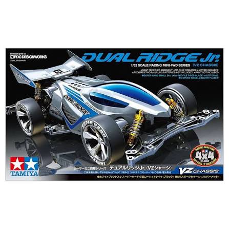 Tamiya 迷你四驅車 1/32 MINI 4WD 18069 Dual Ridge Jr. VZ底盤 
