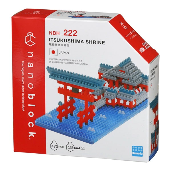 Kawada NBH-222 nanoblock Itsukushima Shrine