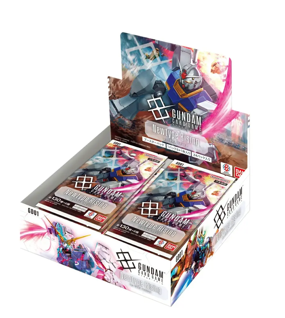 高達卡牌遊戲 補充包 第一彈 Newtype Rising [GD01] 1box (24包)