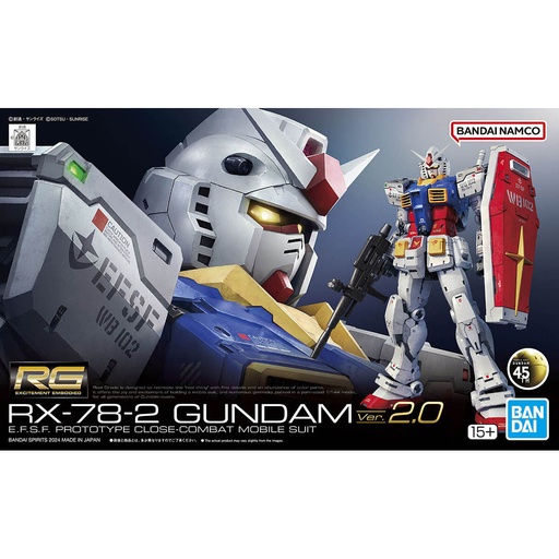 [BA-671554] RG 1/144 RX-78-2 高達 Ver.2.0