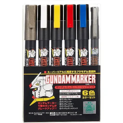 [MR-505627] GSI AMS105 基本高達筆六支組