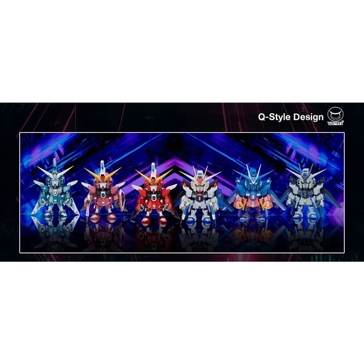 [BA-232176] [QMSV mini] 盲盒 -  突擊自由高達 & 無限正義高達