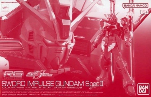 [BA-672919] RG 1/144 Sword Impulse Gundam Spec II (P Bandai)
