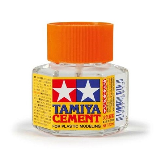 [TA-071241] TAMIYA Liquid Cement Orange Hexagonal Cap 20ml
