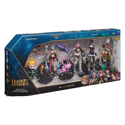 [SP-384329] LEAGUE OF LEGENDS 4" FIGURE-5 PACK 共雄聯盟4" FIGURE 珍藏收集套裝（5款主角）