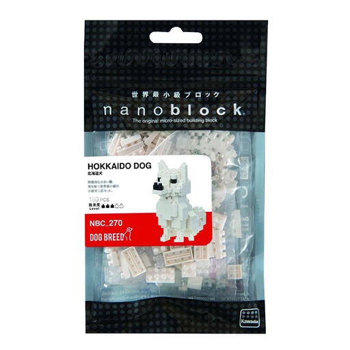 [KA-211809] Kawada NBC-280 nanoblock Hokkaido Dog