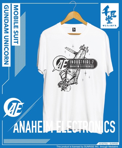 [uct00300104] 千匠堂 x 高達Tee (白色7號殖民星) L size