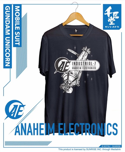 [uct00300205] 千匠堂 x 高達Tee (黑色7號殖民星) XL size