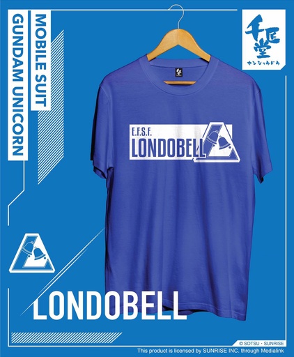 [uct00700404] 千匠堂 x 高達Tee (藍色Bell) L size