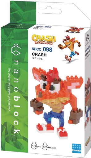 [KA-218648] Kawada NBCC-098 nanoblock Crash Bandicoot Crash