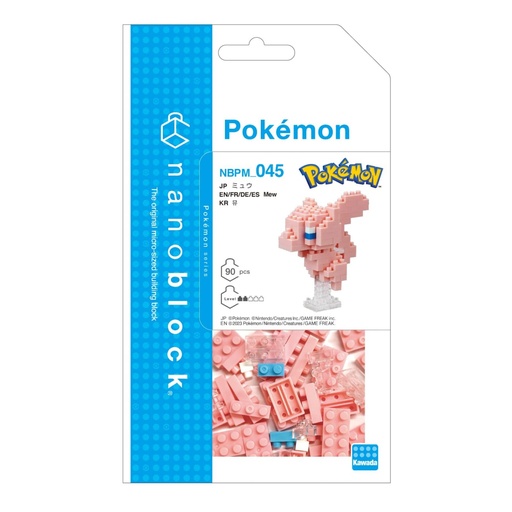 [KA-213124] Kawada NBPM-045 nanoblock Pokemon Mew
