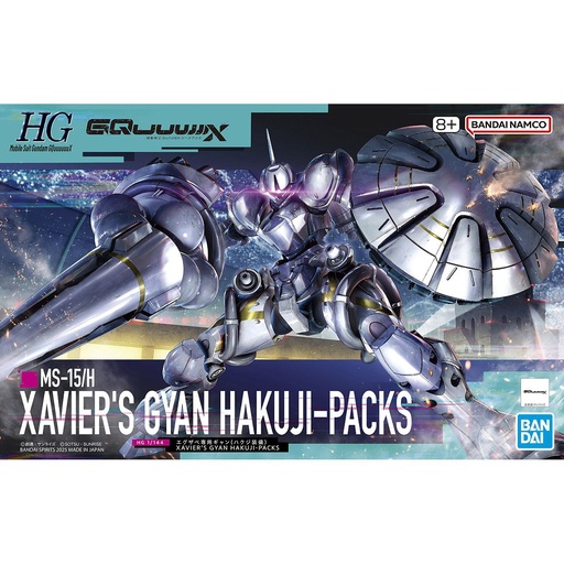 [BA-685940] HG 1/144 Xavier's Gyan Hakuji-Packs (GQ)
