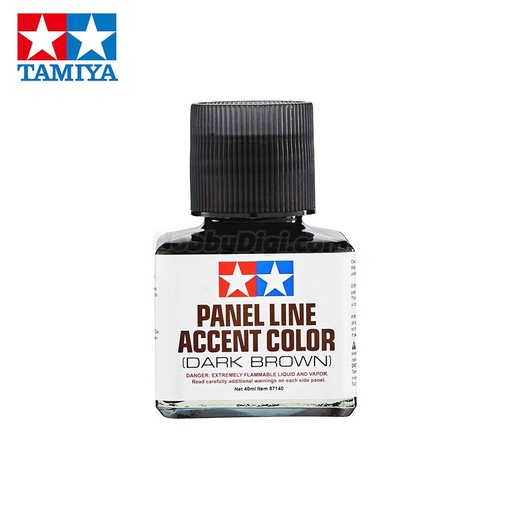 [TA-871407] Tamiya 87140 Panel Line Accent Color Dark Brown 40ml