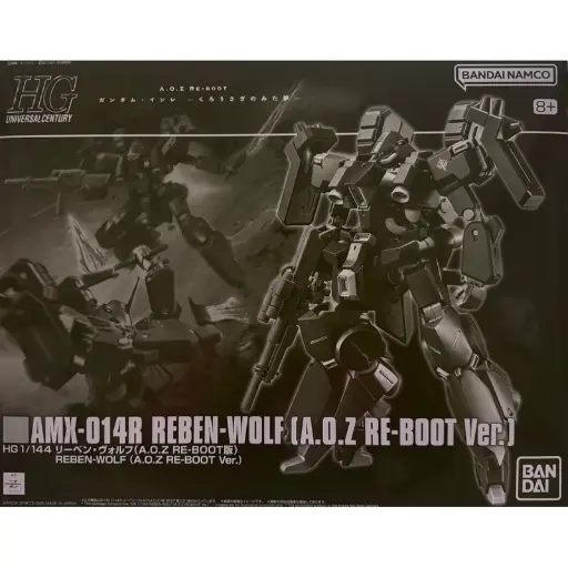 [BA-686022] HG 1/144 里賓狼 (A.O.Z RE-BOOT 版)《A.O.Z Re-Boot GUNDAM INLE - 黑兔之夢》(PB)