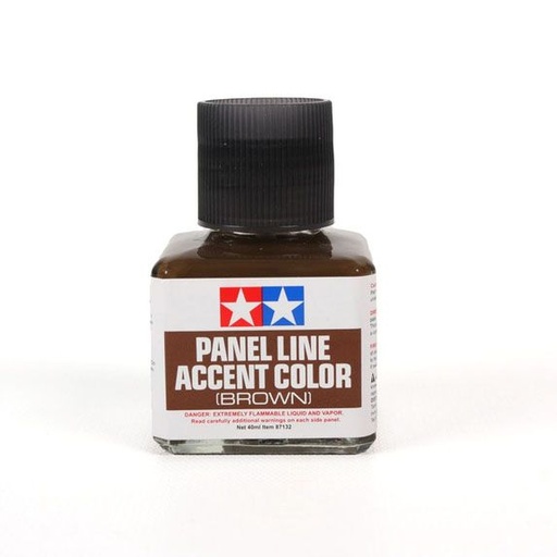 [TA-871322] Tamiya 87132 Panel Line Accent Color Brown 40ml
