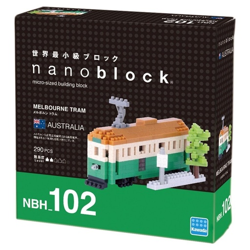 [KA-201572] Kawada NBH-102 nanoblock Melbourne Tram Australia 