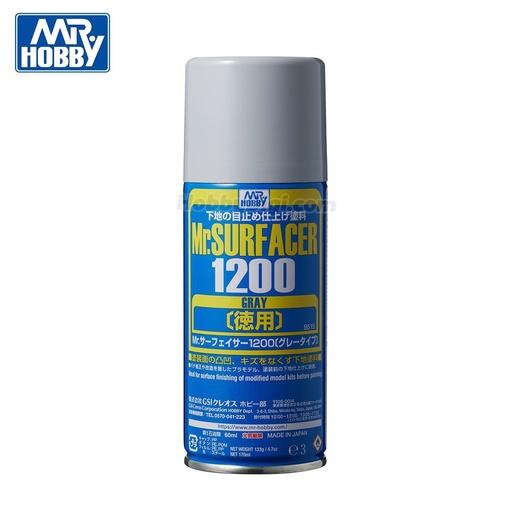 [MR-432909] GSI Mr Hobby B515 底灰/水補土 噴罐 灰色 1200 170ml
