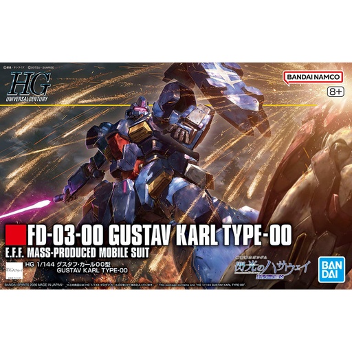 [BA-720191] HGUC 1/144 古斯塔夫·卡爾00型 