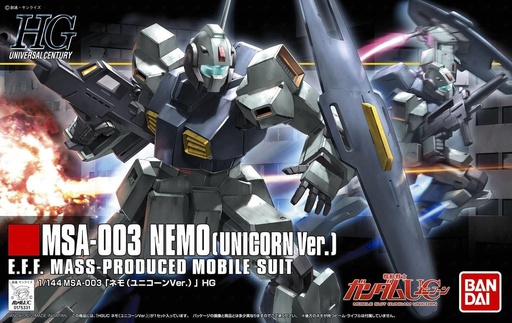 [BA-753311] HG 1/144 MSA-003 NEMO (Unicorn Version)