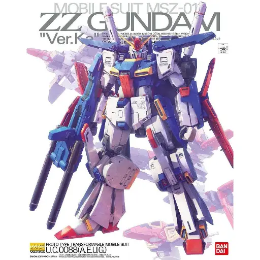 [BA-245193] MG 1/100  MG MSZ-010 ZZ Gundam Ver.Ka