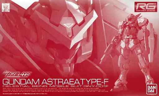 [BA-641380] RG 1/144 Gundam Astraea Type-F Model Kit Unassembled Japan (PB)