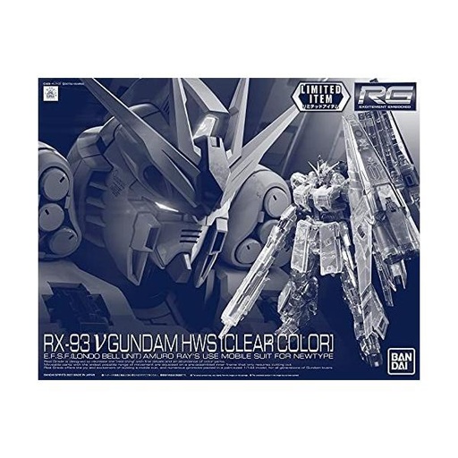 [BA-616296] RG 1/144 RX-93 Nu v ν Gundam H.W.S 彩透版 Nu 高達 HWS (PB)