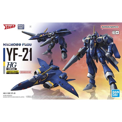 [BA-662804] HG 1/100 YF-21 (超時空要塞Plus)