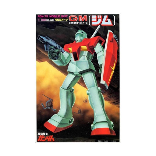 [BA-087375] 1/100 uC0079 v 作戰計劃 RGM-79吉姆 中古老模 復刻版