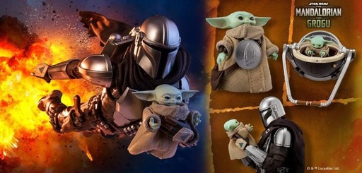 [BA-697950] Bandai S.H.Figuarts Action Figure - Mandalorian & Grogu "Star Wars: The Mandalorian & Grogu"