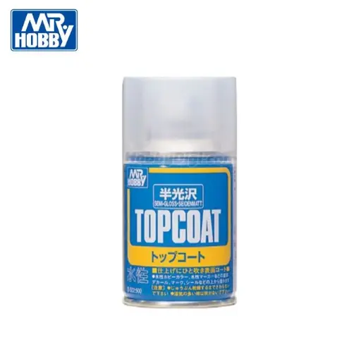 [MR-507812] Gunze - B502 Mr.Top Coat - semi gloss Spray 86ml