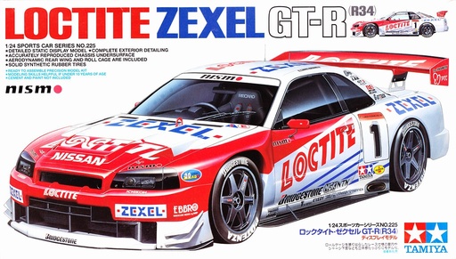 [TA-242252] Tamiya 田宮雙星 24225 1/24 日產 Loctite Zexel GT-R (R34)