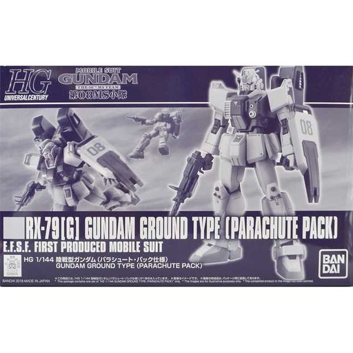 [BA-299745] HGUC 1/144 RX-79 Land Battle Type Gundam (Parachute Pack Specification) "MS Gundam 08th MS Squadron" (PB)