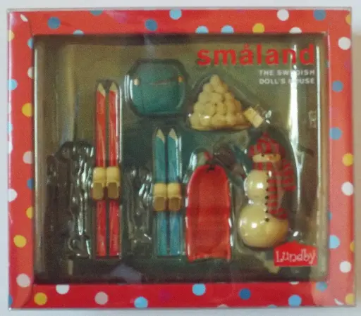 [LU-050876] Lundby Stockholm 季滑雪套裝（附雪橇和雪人）#5087
