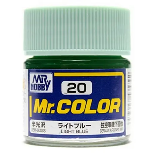 [MR-535792] Mr.Hobby郡士 Mr.Color C20 油性模型油 淺綠藍 10ml 