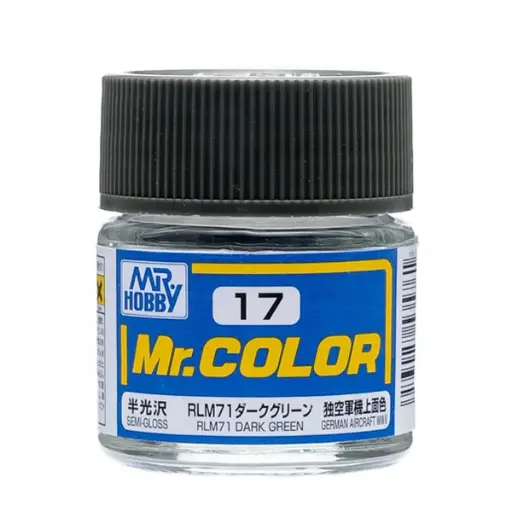 [MR-535761] Mr.Hobby郡士 Mr.Color C17 油性模型油 RLM71 軍綠色 10ml   