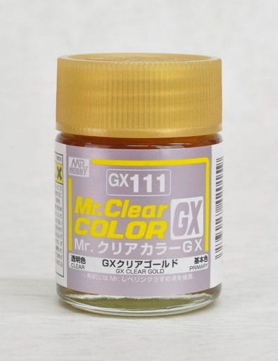 [MR-420159] GSI Mr.Hobby Mr.Color GX111 Clear Gold 18ml