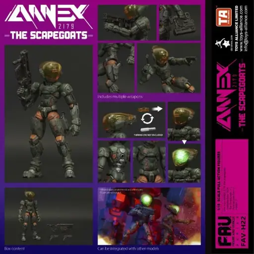 [TA-212728] TOYS ALLIANCE ANNEX 2179 FAV-H22 The Scapegoats Set 1:18 Figures