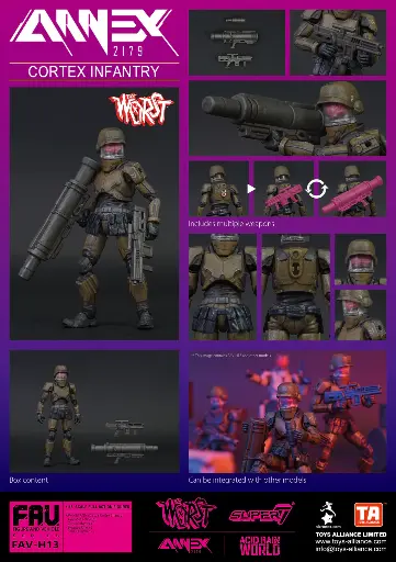 [TA-211899]  酸雨戰爭 ACID RAIN TOYS ALLIANCE ANNEX - FAV-H13 Cortex Infantry 科泰斯步兵