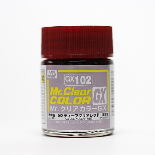 [MR-420067] Mr.Hobby郡士 Mr.Color GX102 油性模型油 透明紅色 18ml 